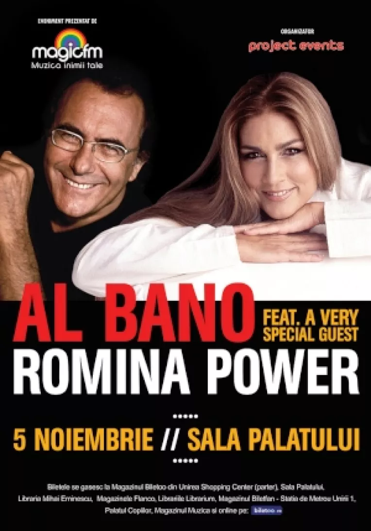 Al Bano si Romina Power concerteaza in premiera la Bucuresti!
