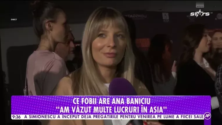 Ce fobii are Ana Baniciu: Nu ma simt in siguranta in masina!