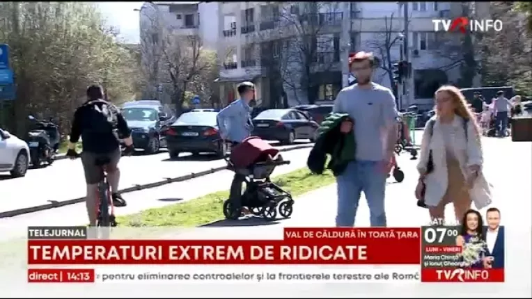 Cel mai calduros sfarsit de martie din ultimii 77 de ani