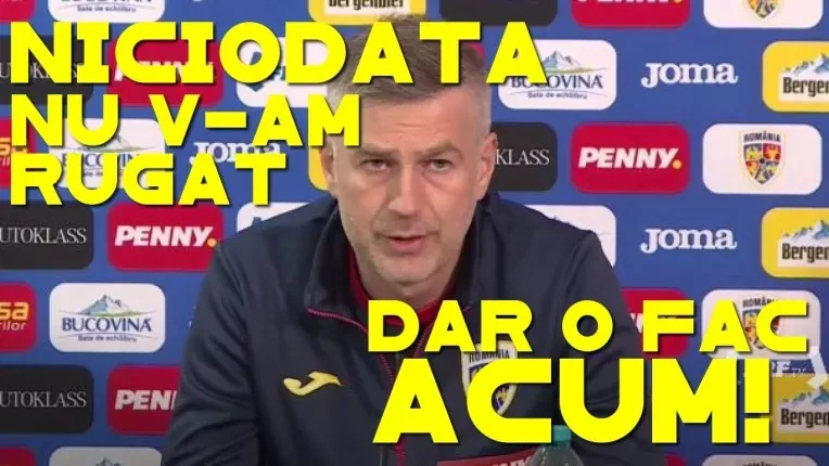 Edi Iordanescu, inainte de Romania - Belarus: "Niciodata nu v-am rugat, dar o fac acum!"