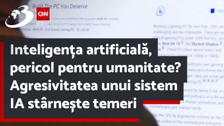 Inteligenta artificiala, pericol pentru umanitate? Agresivitatea unui sistem IA starneste temeri