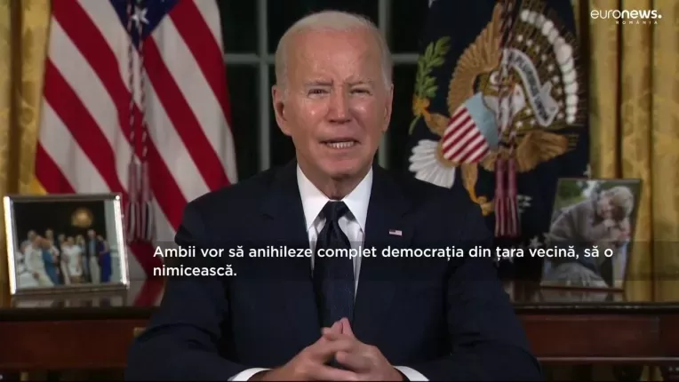 Joe Biden: Hamas si Putin vor sa distruga democratia