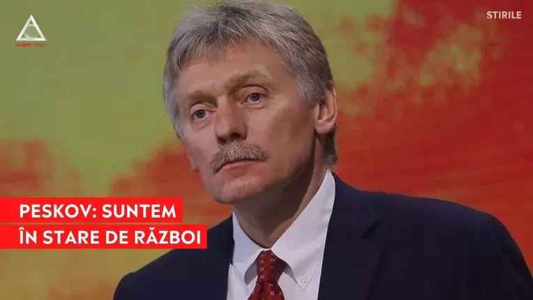 Kremlinul a recunoscut pentru prima data ca Rusia se afla "in stare de razboi" cu Ucraina