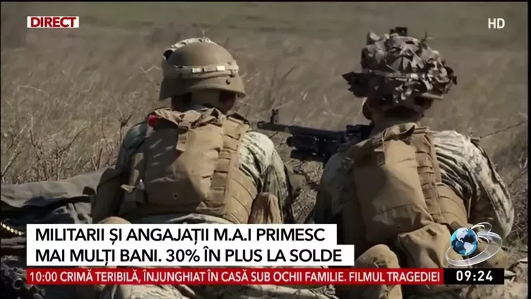 Militarii si angajatii MAI primesc mai multi bani. OUG care le mareste salariile, adoptata