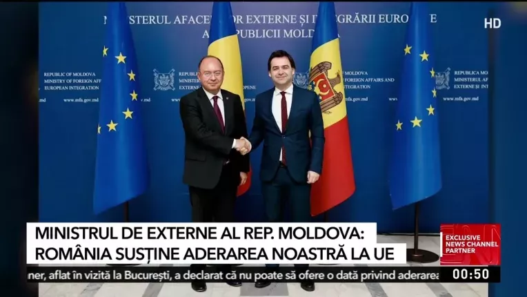 Ministrul de Externe al Republicii Moldova: Romania sustine aderarea noastra la UE