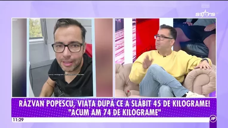 Razvan Popescu, viata dupa ce a slabit 50 de kilograme