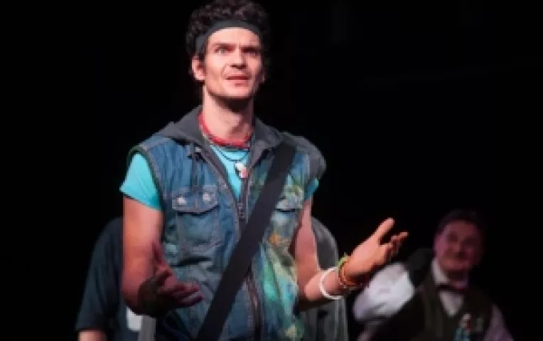 Tudor Chirila si Radu Gheorghe joaca in spectacolul "Coada", la Teatrul Bulandra, Gradina Icoanei