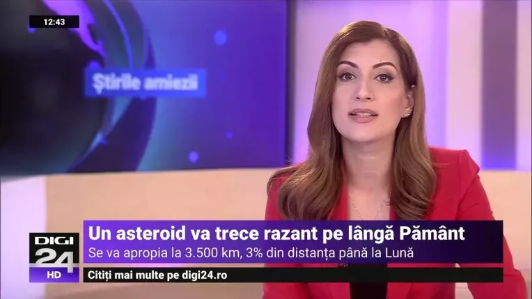 Un asteroid va trece maine seara aproape de Pamant