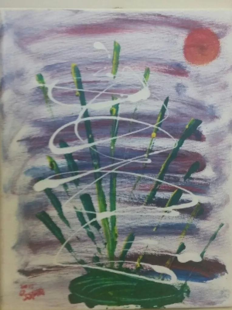 Urkon Elemer, adept al abstractiei gestuale, picteaza cu emisfera dreapta